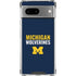 University of Michigan Wolverines M Google Pixel 8a Clear Case