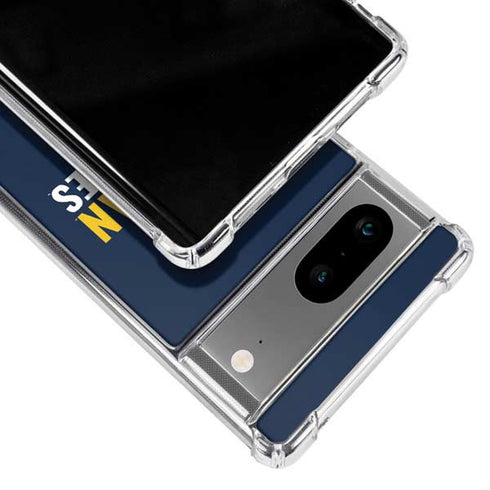 University of Michigan Wolverines M Google Pixel 8a Clear Case