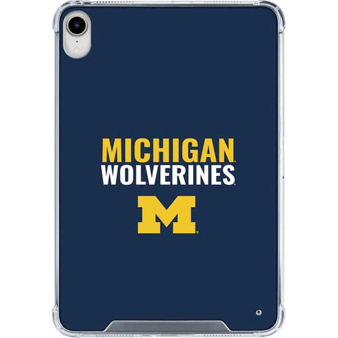 University of Michigan Wolverines M iPad 11th Gen (2025) Clear Case