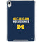 University of Michigan Wolverines M iPad 11th Gen (2025) Clear Case