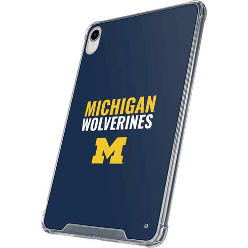 University of Michigan Wolverines M iPad 11th Gen (2025) Clear Case
