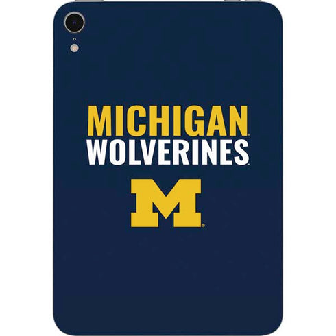 University of Michigan Wolverines M Apple iPad Mini Skin