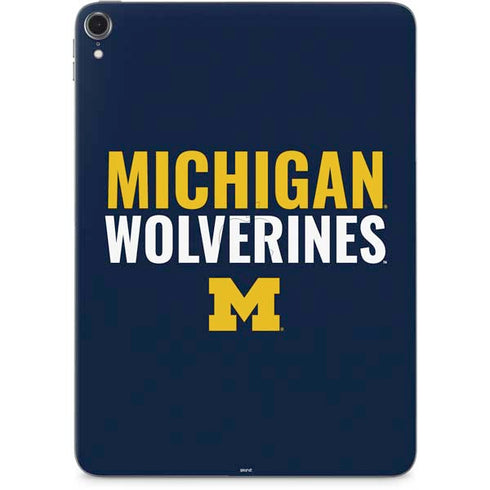 University of Michigan Wolverines M Apple iPad Pro Skin