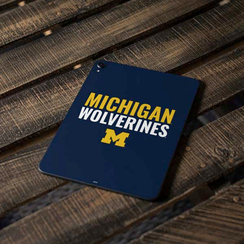 University of Michigan Wolverines M Apple iPad Pro Skin