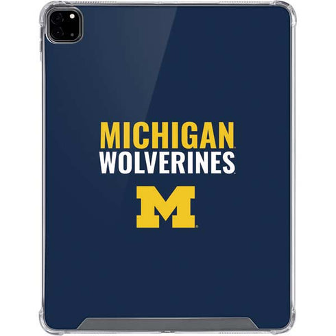 University of Michigan Wolverines M iPad Pro 12.9in (2020) Clear Case
