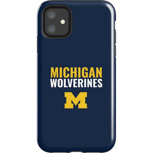 University of Michigan Wolverines M iPhone 11 Impact Case