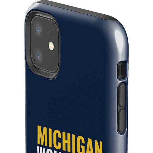 University of Michigan Wolverines M iPhone 11 Impact Case