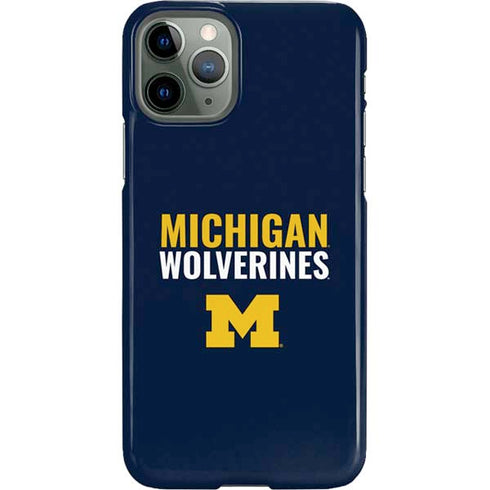 University of Michigan Wolverines M iPhone 11 Pro Lite Case