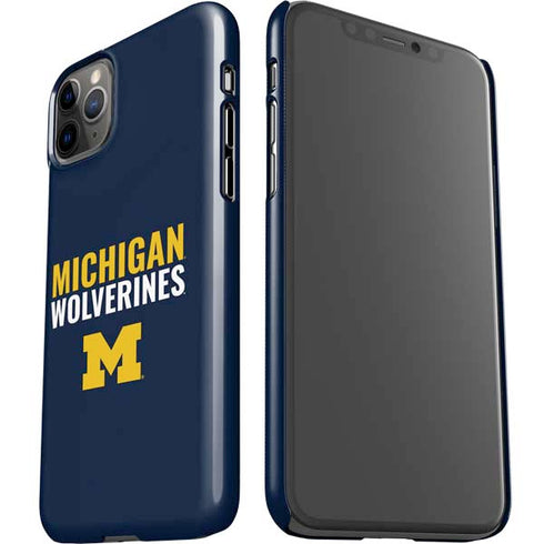 University of Michigan Wolverines M iPhone 11 Pro Max Lite Case