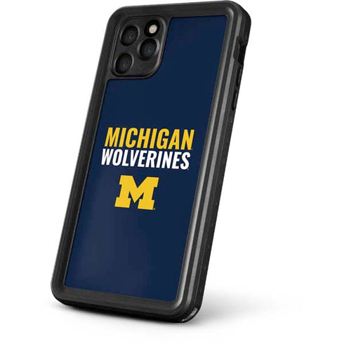 University of Michigan Wolverines M iPhone 11 Pro Waterproof Case
