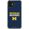 University of Michigan Wolverines M iPhone 12 Clear Case