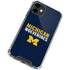 University of Michigan Wolverines M iPhone 12 Clear Case