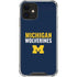 University of Michigan Wolverines M iPhone 12 Mini Clear Case