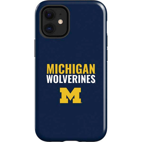 University of Michigan Wolverines M iPhone 12 Mini Impact Case