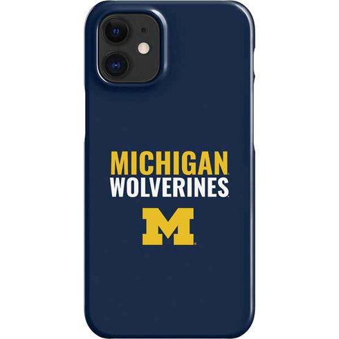 University of Michigan Wolverines M iPhone 12 Mini Lite Case