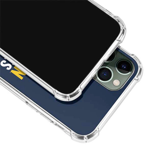 University of Michigan Wolverines M iPhone 12 Pro Clear Case