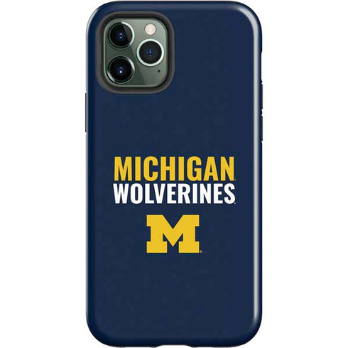 University of Michigan Wolverines M iPhone 12 Pro Impact Case