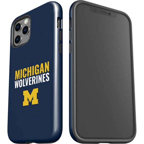 University of Michigan Wolverines M iPhone 12 Pro Impact Case