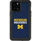 University of Michigan Wolverines M iPhone 12 Pro Max Waterproof Case