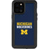 University of Michigan Wolverines M iPhone 12 Pro Max Waterproof Case