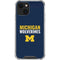 University of Michigan Wolverines M iPhone 13 Clear Case