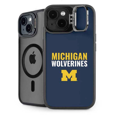 University of Michigan Wolverines M iPhone 13 Kickstand Case