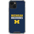 University of Michigan Wolverines M iPhone 13 Mini Clear Case