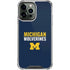 University of Michigan Wolverines M iPhone 13 Pro Max Clear Case