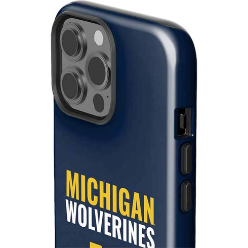 University of Michigan Wolverines M iPhone 13 Pro Max Impact Case