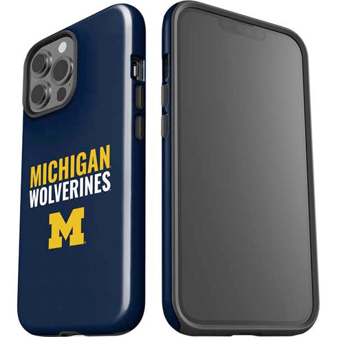 University of Michigan Wolverines M iPhone 13 Pro Max Impact Case