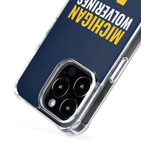 University of Michigan Wolverines M iPhone 13 Pro Max MagSafe Case