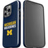 University of Michigan Wolverines M iPhone 14 Pro Impact Case