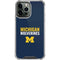 University of Michigan Wolverines M iPhone 14 Pro Max Clear Case