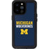University of Michigan Wolverines M iPhone 14 Pro Max Waterproof Case