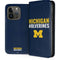 University of Michigan Wolverines M iPhone 15 Pro Folio Case