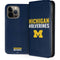 University of Michigan Wolverines M iPhone 15 Pro Max Folio Case