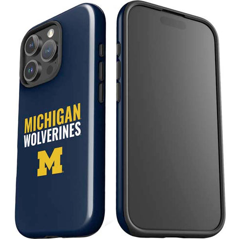 University of Michigan Wolverines M iPhone 16 Pro Impact Case