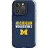 University of Michigan Wolverines M iPhone 16 Pro Max Impact Case