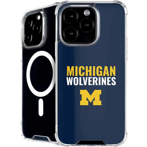 University of Michigan Wolverines M iPhone 16 Pro Max MagSafe Case