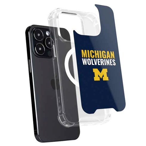 University of Michigan Wolverines M iPhone 16 Pro Max MagSafe Case