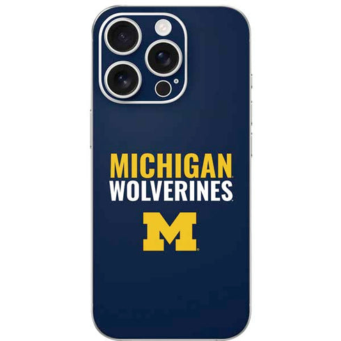 University of Michigan Wolverines M iPhone 16 Pro Skin