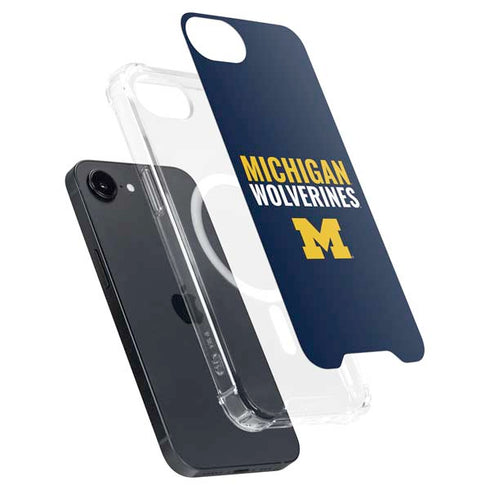 University of Michigan Wolverines M iPhone 16e MagSafe Case