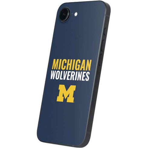 University of Michigan Wolverines M iPhone 16e Skin