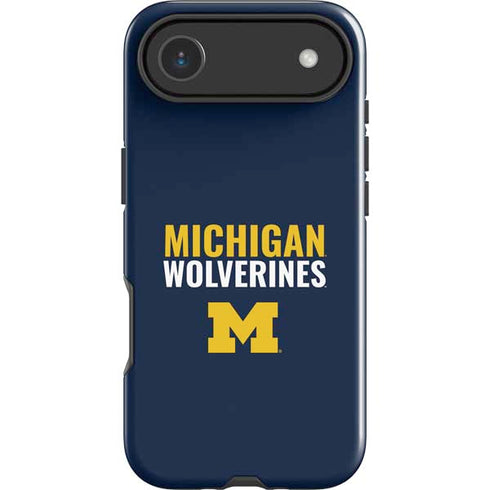 University of Michigan Wolverines M iPhone 17 Air Impact Case