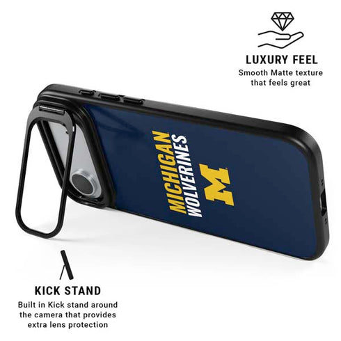 University of Michigan Wolverines M iPhone 17 Air Kickstand Case