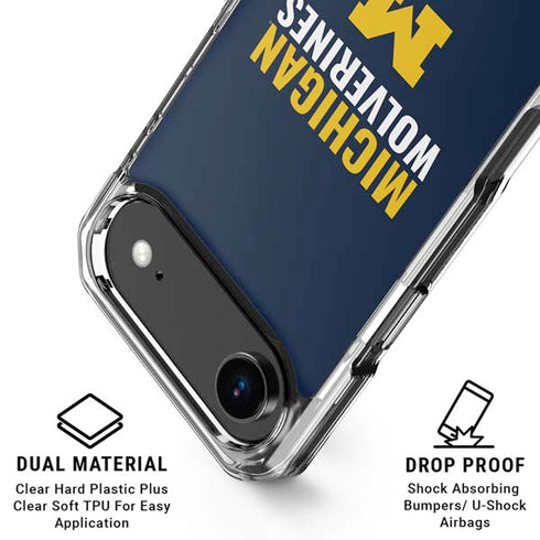 University of Michigan Wolverines M iPhone 17 Air MagSafe Case