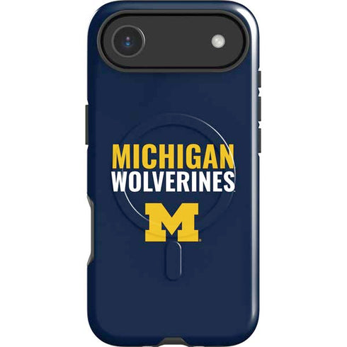 University of Michigan Wolverines M iPhone 17 Air Magsafe Impact Case