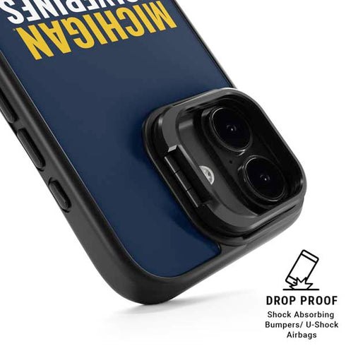 University of Michigan Wolverines M iPhone 17 Kickstand Case