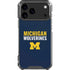 University of Michigan Wolverines M iPhone 17 Pro Max Clear Case