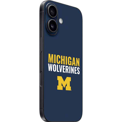 University of Michigan Wolverines M iPhone 17 Skin